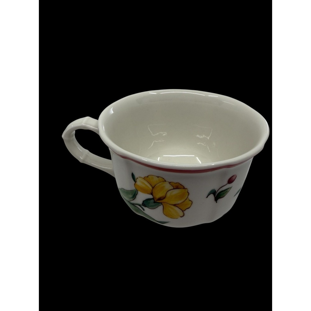 Villeroy & Boch Jardidn d'Alsace Fleur Breakfast Cup Only Bird Floral Porcelain